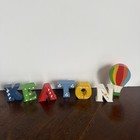 Wooden Block Letters Used In Nursery Room Decor