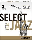 D addario Woodwinds Select Jazz Filed Alto Sax Reeds Strength 3 Soft Box Of 10