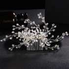 Bridal Hair Comb Crystal Back Comb Rhinestone Headpiece For Wedding Party Prom F