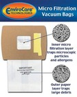Envirocare Replacement Vacuum Cleaner Dust Bags Made To Fit Oreck Super-delux   
