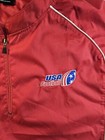 Rawlings Large Sleeveless Windbreaker Vintage Us National Football Team Red