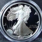 1991-s 1oz Silver American Eagle Dollar - Pcgs Pr 70 Dcam