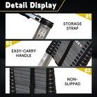 Mitoharet 14 5ft Telescoping Ladder Lightweight Collapsible Aluminum