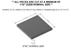 Black 1 2  Uhmw Polyethylene Plastic Sheet