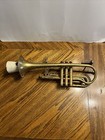 Antique Universelle De Paris Couesnon   Cie Brass Cornet Complete A orig Case