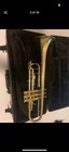 Bach Tr-500 Student Trumpet Brass Finish With Hard Case And Mp 5c