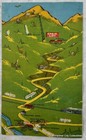 Antique Brochure Color Map Banff Chair Lift Mt Norquay Ski Resort