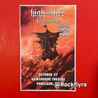 High On Fire 2024 Concert Promo 11x17 Street Poster  Portland Oregon
