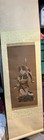 Vintage Japanese Warrior Painting  scroll Mounting 16 5   x56   