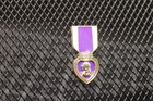 Purple Heart Lapel hat Pin Purple Heart Medal Ii Enamel 1-3 16  Free Ship