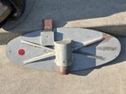 Pennsylvania Railroad Prr Slow Order Sign Wood Pattern Cast Iron Train