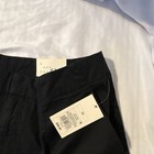 A New Day Women   s Black Chino Midi Shorts Size 14 Stretch Pockets Zip 4  Nwt