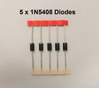 5 Pcs 1n5408 Diodes 1000v 3amp Rectifier  New  Usa Free Shipping From California