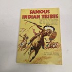 Vintage 1954 Famous Indian Tribes Children s Book  Hardcover  Illustrated