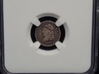 1837 Capped Bust Half Dime Large Lg 5c Ngc Vf25   Lm-5 Nice Old Us Type Coin