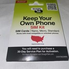 10x Straight Talk Cdma Activation Kit Sim Card Power By Verizon Nano Fit Iphone