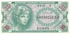 Usa mpc  10  Cents   1964  Series Of 641  Plate   5  Uncirculated Banknote Mm