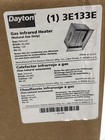 Dayton 3e133 Infrared Flat Panel Heater Natural Gas 60 000 Btuh Heating Capacity