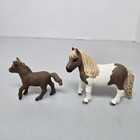 Lot Of 7 Schleich Foals   Ponies - Andalusian Halflinger Tinker Quarter Shetland