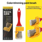 2pcs Paint Edger Brush Tool Set For Clean Indoor Wall   Ceiling Lines - New