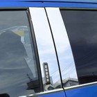  Stainless Car Window Pillar Posts Strip Cover Trim Pvc For Ford F150 2015-2021