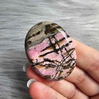 Rhodonite Beautiful Worry Pocket Stone Crystals Mineral Bonus Info Card Gifts