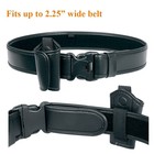 Black Plain Silent Key Holder For Duty Belt Durable Law Enforcement Police Ta   