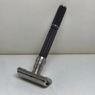 1974 Gillette Super Adjustable 1-9  black Beauty   s1  Vintage Safety Razor