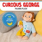 Curious George Monkey Plush Toy - Soft Cuddle Stuffed Animal For Babies  