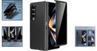 Slim Case For Z Fold 4 With Privacy Screen   Wireless Charging - Black