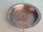 Antique Ottoman Serving Bowl Copper 10    Tinned Copper Hand Hammered From Turkey