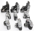 Lot Of 9 X Vintage Cameras Mixed For Collector Nottested