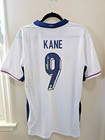 Harry Kane   9  Signed England National Team 2024 Home Nike Jersey W coa 