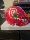 Signed Chris Olave  Red Ohio State  Mini Helmet  W  Jas Witness Coa 