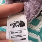 The North Face Girls Faux Fur Fleece Gloves Wrist Strap Purple black M Nf0a3kpg