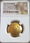 Byzantine Empire Romanus Iv Ngc Au 4 4 Ancient Gold Coin