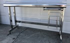 60    W X 24   d X 38    H Perforated Laboratory cleanroom Stainless Steel Work Table