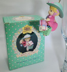 Vintage  1994  Enesco  tis The Season To Go Shopping  Christmas Ornament