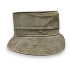 Vintage 1950s 60s Us Army Ridgeway Field Cap Olive Drab Cotton Canvas Jump Up