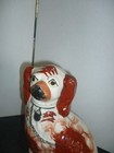 Victorian Staffordshire Flatback Dog 9 5 x 8 