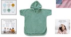 Luxuriously Soft Toddler Bath Towel - 100  Gots Certified Organic Cotton