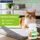 Inqigi Tapeworm Dewormer For Cat  Prazi-qantl Tablets Treatment  No