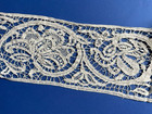 Antique Lace - Rococo Or Cantu - White Cotton Bobbin Lace
