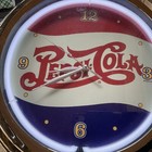 Pepsi Sign Blue  Neon Clock  15       Bar Man Cave Garage