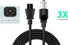 Ac Power Cord Charging Wall Plug Adapter Electric Charger Cable 4 Dell Hp Laptop