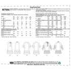 Mccalls Sewing Pattern 7995 10418 Dress Flounce Ruffled Misses Size L-xl
