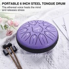 Steel Tongue Drum 11 Notes 6  D-key Panda Balmy Drum Handpan Gift For Women kids