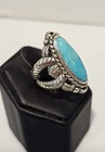 Carolyn Pollack Sterling Turquoise Ring Sz 7