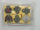 Langur Burja   Jhandi Munda 6 Set Dice  w Playing Mat And Dice Pouch