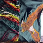 Authentic Native American Indian Powwow Dance Fire Eagle Shawl  Rregalia3    Eagle